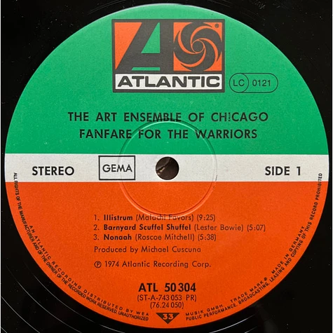 The Art Ensemble Of Chicago - Fanfare For The Warriors