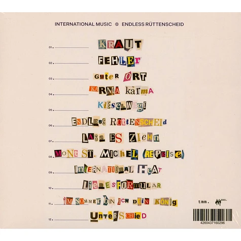 International Music - Endless Rüttenscheid CD Edition