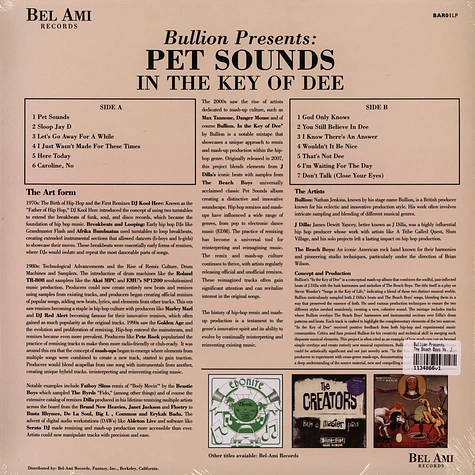 Bullion Presents - The Beach Boys Vs. J Dilla - Pet Sounds: In the Key of Dee