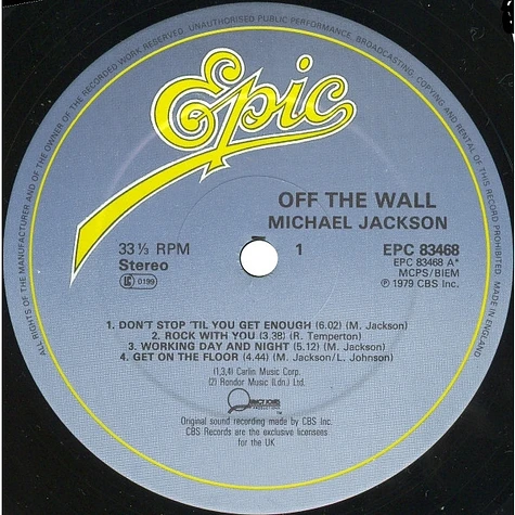 Michael Jackson - Off The Wall