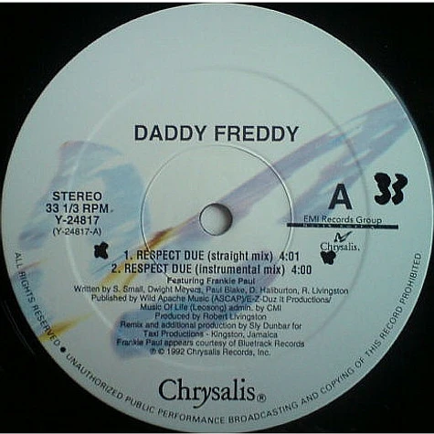 Daddy Freddy - Respect Due