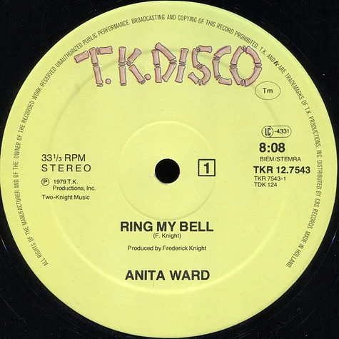 Anita Ward - Ring My Bell