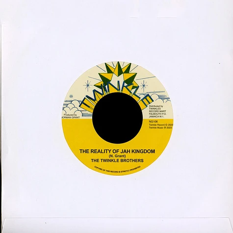 Twinkle Brothers / Twinkle Rhythm Section - The Reality Of Jah Kingdom / Version