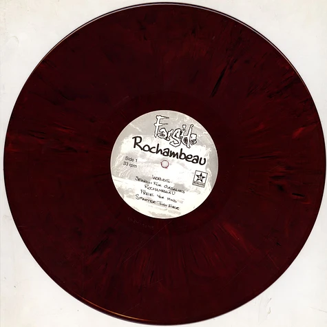 Farside - Rochambeau Dark Red Marble Eco-Vinyl Edition