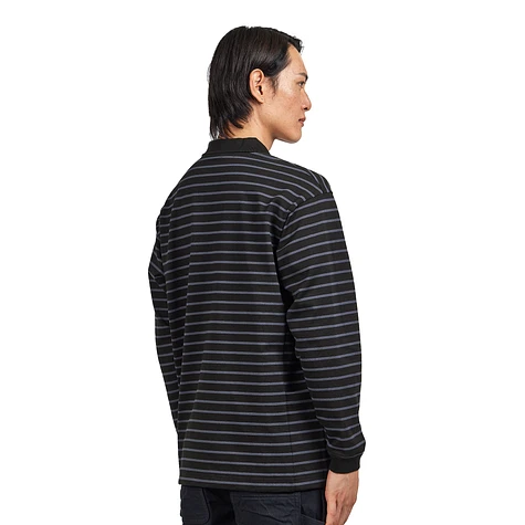 Snow Peak - Heavy Cotton Border Long Sleeve Polo Shirt