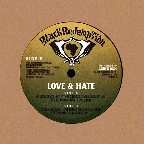 Kheru Jahman Dan / Keety Roots Ft. Scion Success - Love & Hate