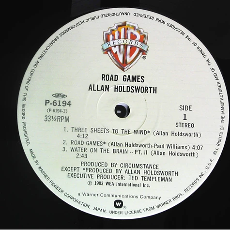 Allan Holdsworth - Road Games