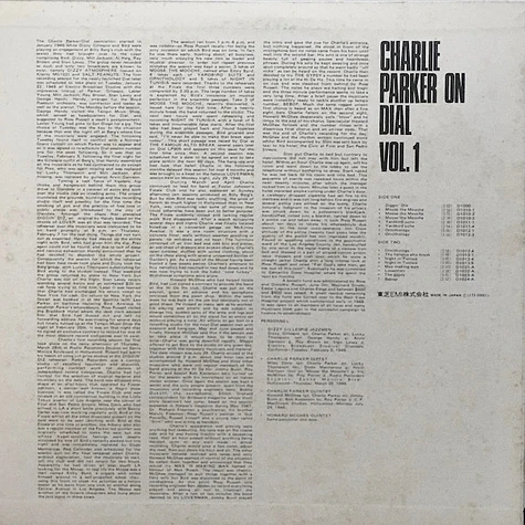 Charlie Parker - Charlie Parker On Dial Volume 1