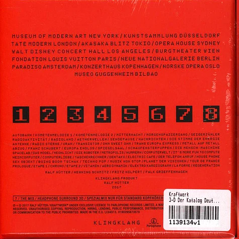 Kraftwerk - 3-D Der Katalog Deutsche Version - Box - 2017 - DE - Original |  HHV