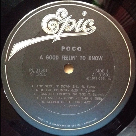 Poco - A Good Feelin' To Know