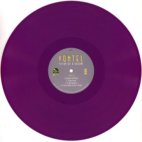 Vontel - Vision Of A Dream Purple / Yellow Vinyl Edition