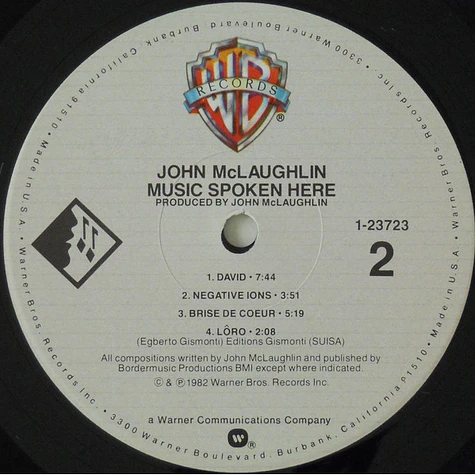 John McLaughlin - Music Spoken Here