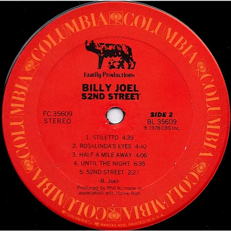 Billy Joel - 52nd Street