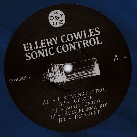 Ellery Cowles - Sonic Control Blue Marbled Vinyl Edtion