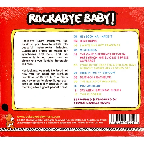 Rockabye Baby! - Lullaby Renditions Of Panic At The Disco