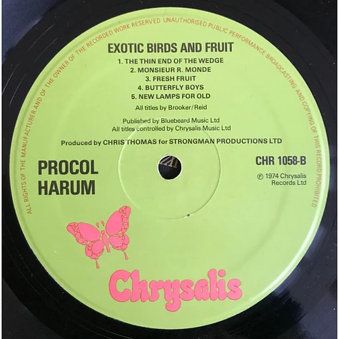 Procol Harum - Exotic Birds And Fruit