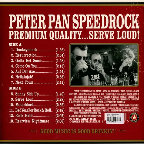 Peter Pan Speedrock - Premium Quality Serve Loud