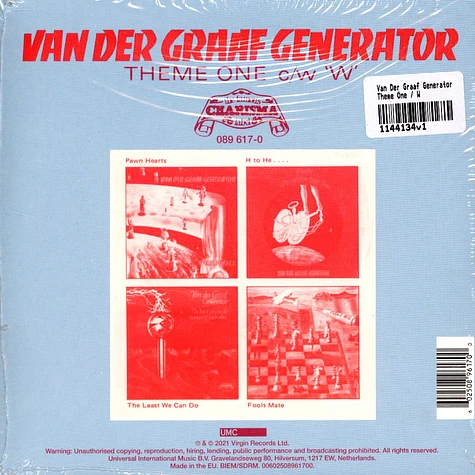 Van Der Graaf Generator - Theme One / W