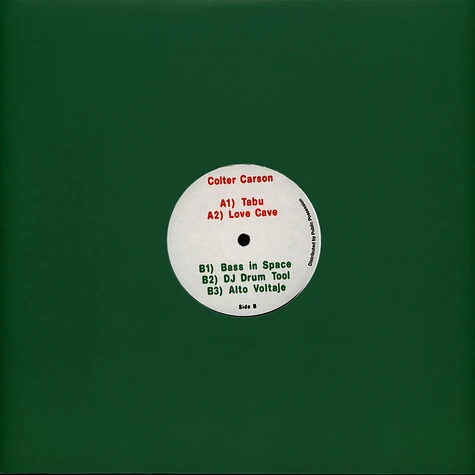 Colter Carson - Big Beat Manifesto Catalogue Nr. 1