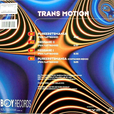 Transmotion - Fanatic Jubilations EP