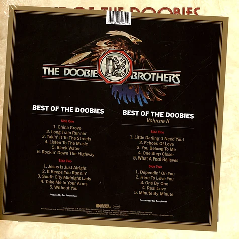 The Doobie Brothers - The Best Of Doobie Brothers Volume 1 & 2