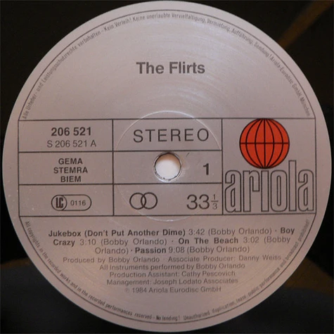 The Flirts - 10¢ A Dance