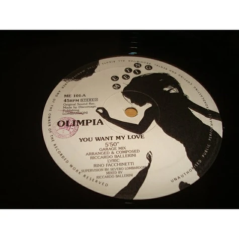 Olimpia - You Want My Love