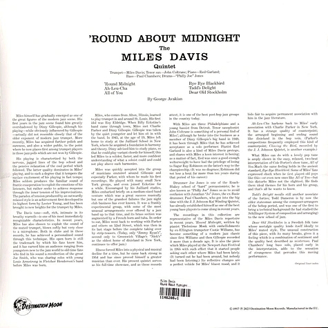 Miles Davis - Round About Midnight Clear Vinyl Edtion