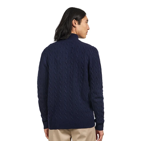 Polo Ralph Lauren - Cable-Knit Wool-Cashmere Zip Sweater