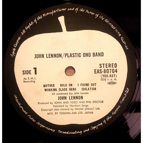 John Lennon - Plastic Ono Band