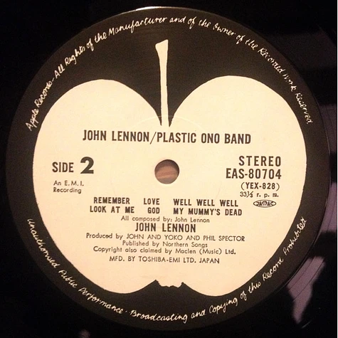 John Lennon - Plastic Ono Band