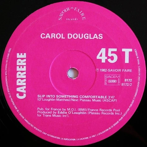 Carol Douglas - My Simple Heart (New York Dancin' Mix)