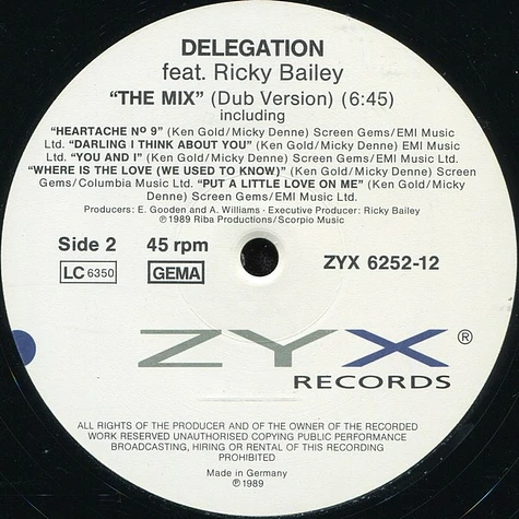 Delegation Feat. Ricky Bailey - The Mix