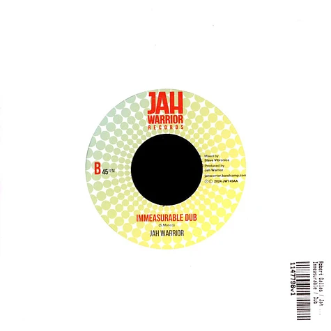 Robert Dallas / Jah Warrior - Immeasurable / Dub