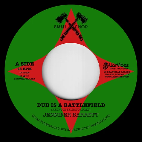 Jennifer Barrett / Dubmatix - Dub Is A Battlefield / Busta Riddim