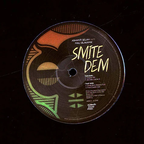 Ashanti Selah Meets Mali Blakamix - Smite Dem, Dub Dem / Steppas Cut, Final Chapter Dub