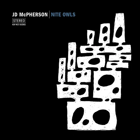 JD McPherson - Nite Owls White Black & Blue Nite Owl Splatter Vinyl Edition