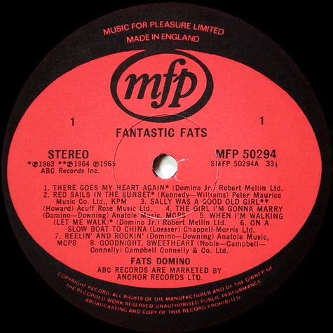 Fats Domino - Fantastic Fats