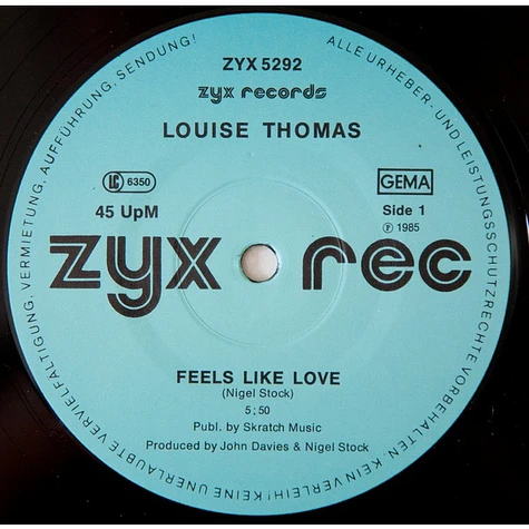 Louise Thomas - Feels Like Love