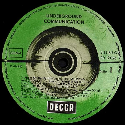 V.A. - Underground Communication