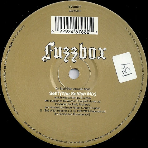 We've Got A Fuzzbox And We're Gonna Use It - Self!