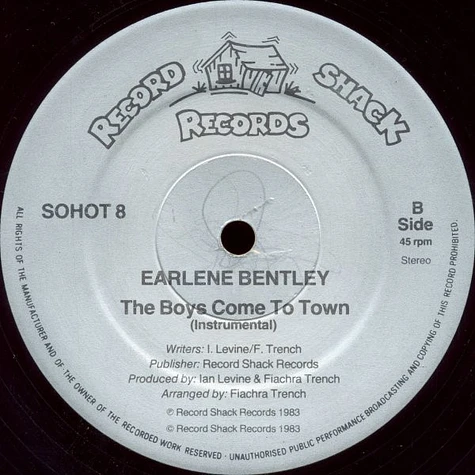 Earlene Bentley - The Boys Come To Town