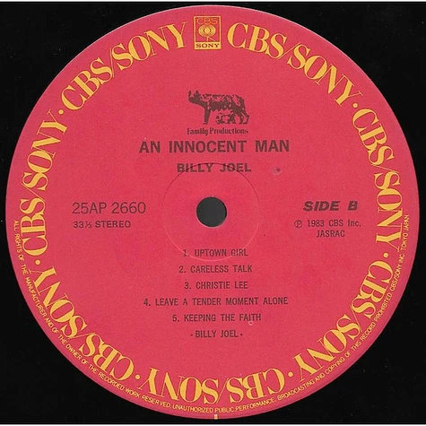 Billy Joel - An Innocent Man