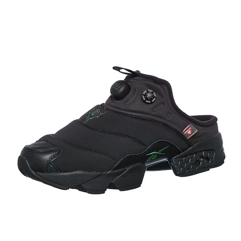 Reebok x South2 West8 - Instapump Fury Mule (Black / Black / Green