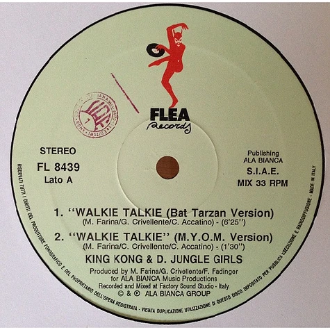 Ross / King Kong & D'Jungle Girls - Go, Go Boy / Walkie Talkie