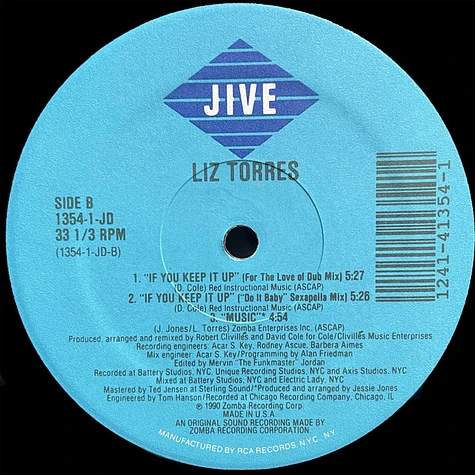 Liz Torres - If U Keep It Up