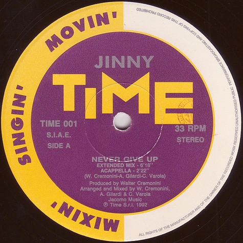 Jinny - Never Give Up