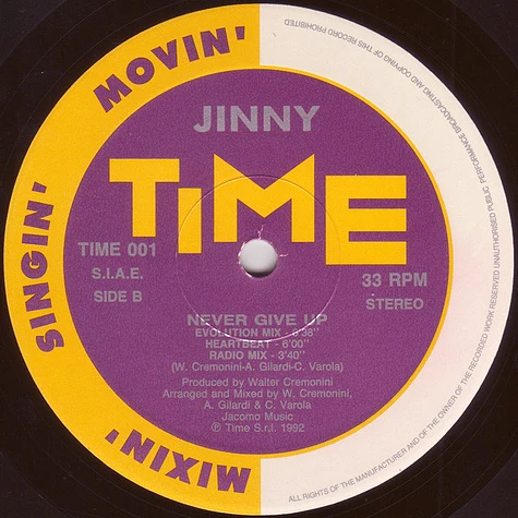 Jinny - Never Give Up