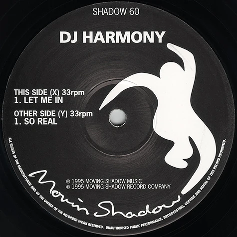 DJ Harmony - Let Me In / So Real