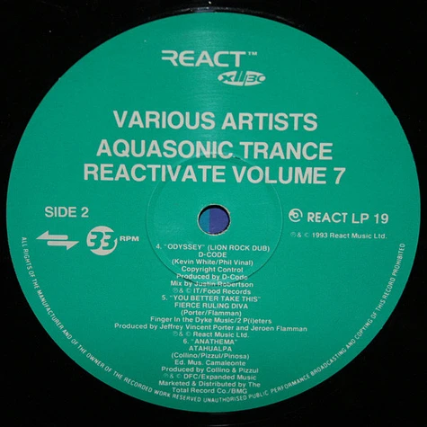 V.A. - Reactivate 7 - Aquasonic Trance